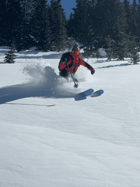 doug mock powder skiing